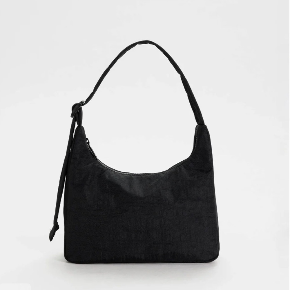 BAGGU Nylon Black Mini Shoulder Bag